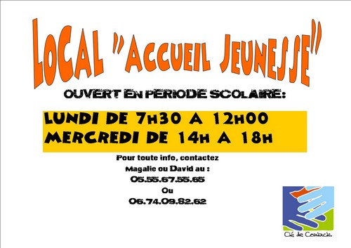 affiche salle des jeunes