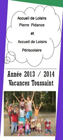 visuel vacances toussaint CLSH