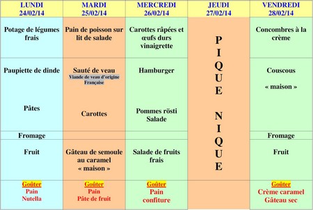 menu ALSH semaine 9 s