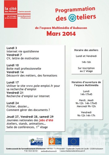 ateliers mefaa mars 2014