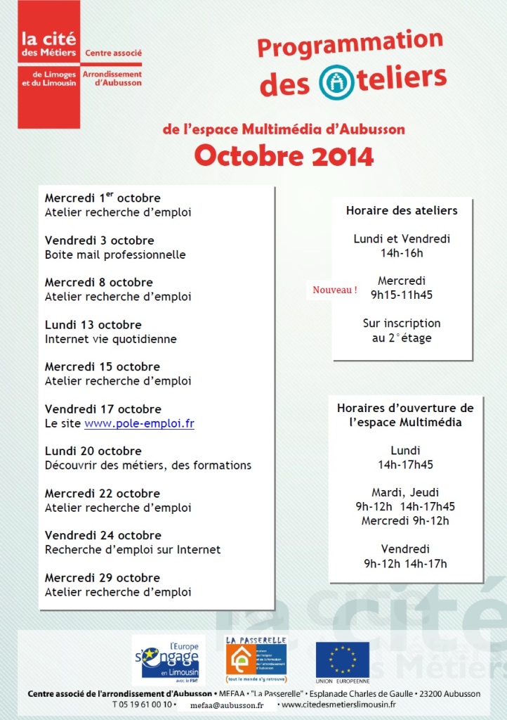 ateliers mefaa octobre 2014