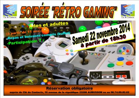 soirée rétro gaming