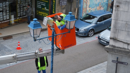 Eclairage public pour site