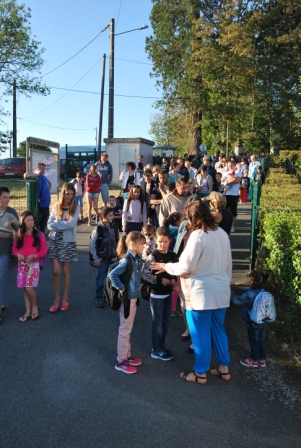 Entrée dans l'école