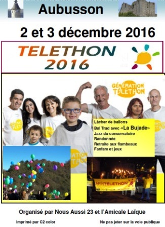 affiche téléthon