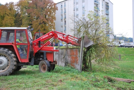 faire tomber à la peleteuse site