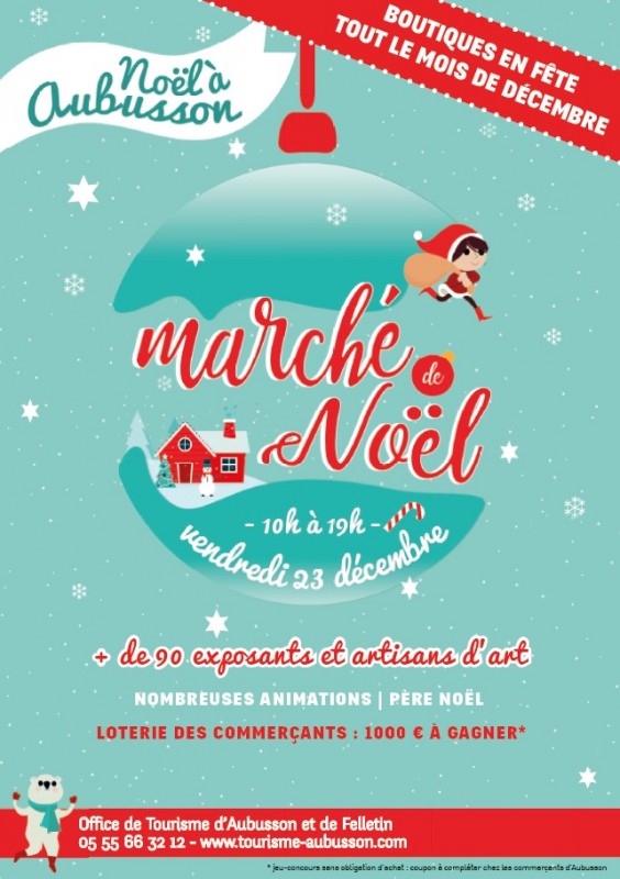 AFFICHE MARCHÉ NOEL 2016