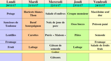 menu cantine semaine 47