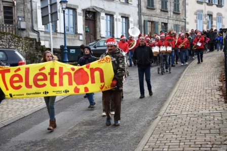 bannière téléthon et banda