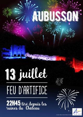 Affiche Aubusson 13 juillet 2018