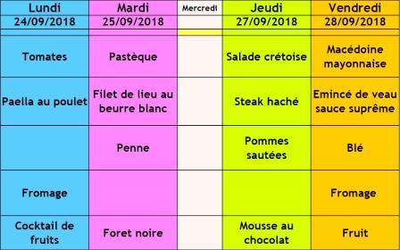 menu cantine semaine 39