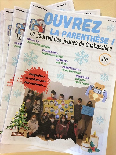 parenthèse journal pour site