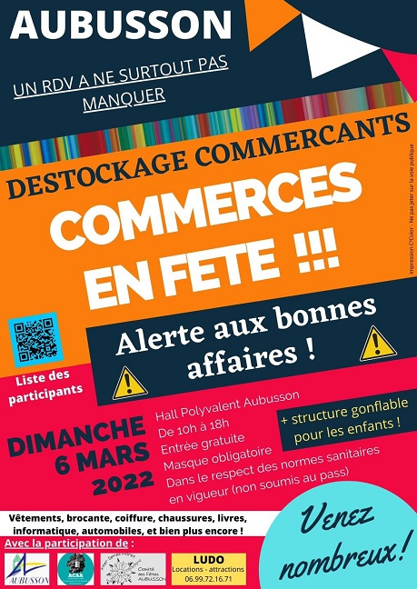 affiche destockage