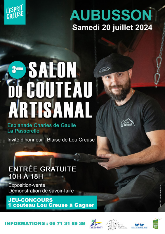 salon du couteau artisanal Aubusson 2024