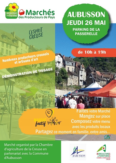 Affiche marché Aubusson SITE