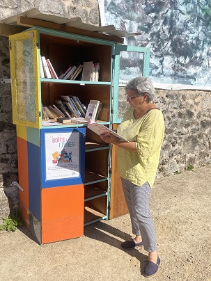 La boite à livres avec Marie Françoise Hayez site
