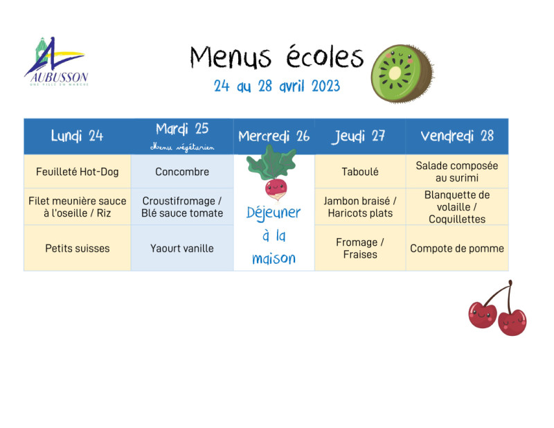 Microsoft Word - menus écoles semaine 24 au 28 avril 2023