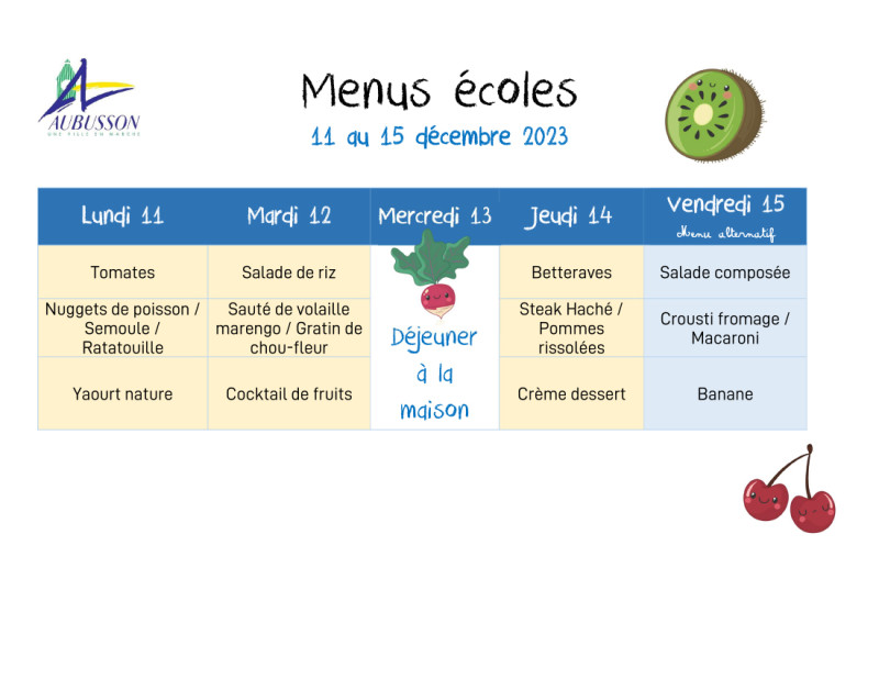 Microsoft Word - menus écoles semaine 11 au 15 décembre 2023