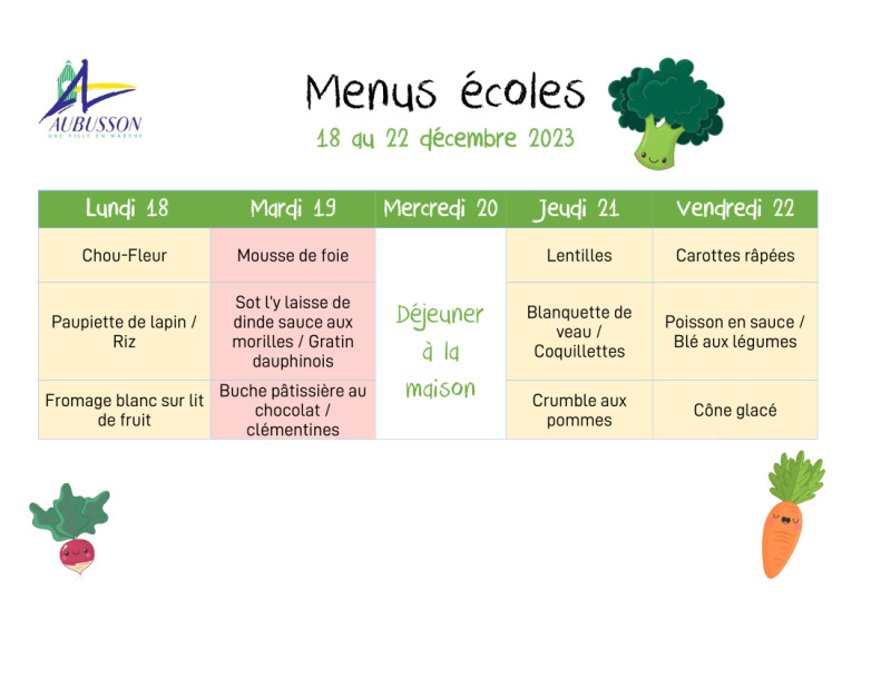 Microsoft Word - menus écoles semaine 18 au 22 décembre 2023