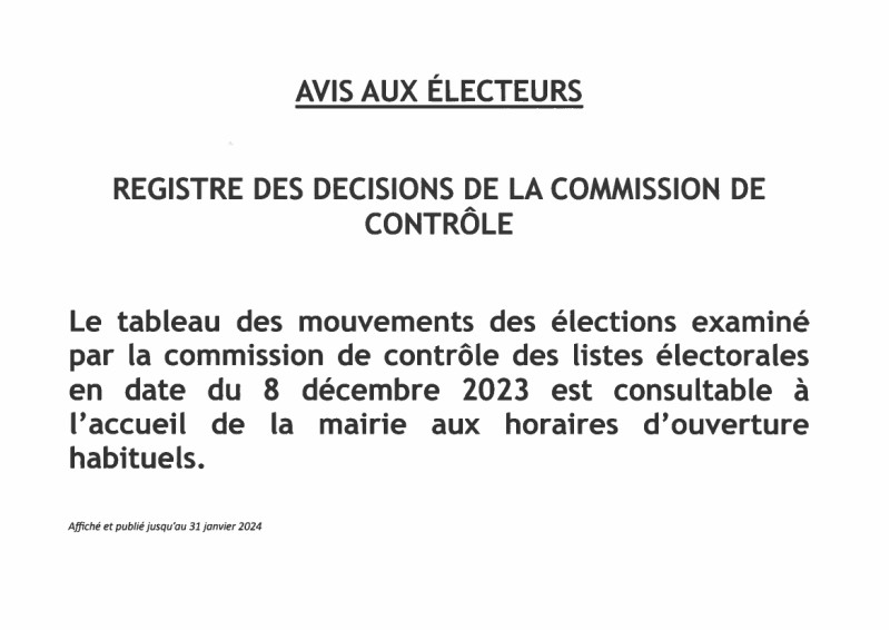 registre des decisions de la commission de contrôle-1