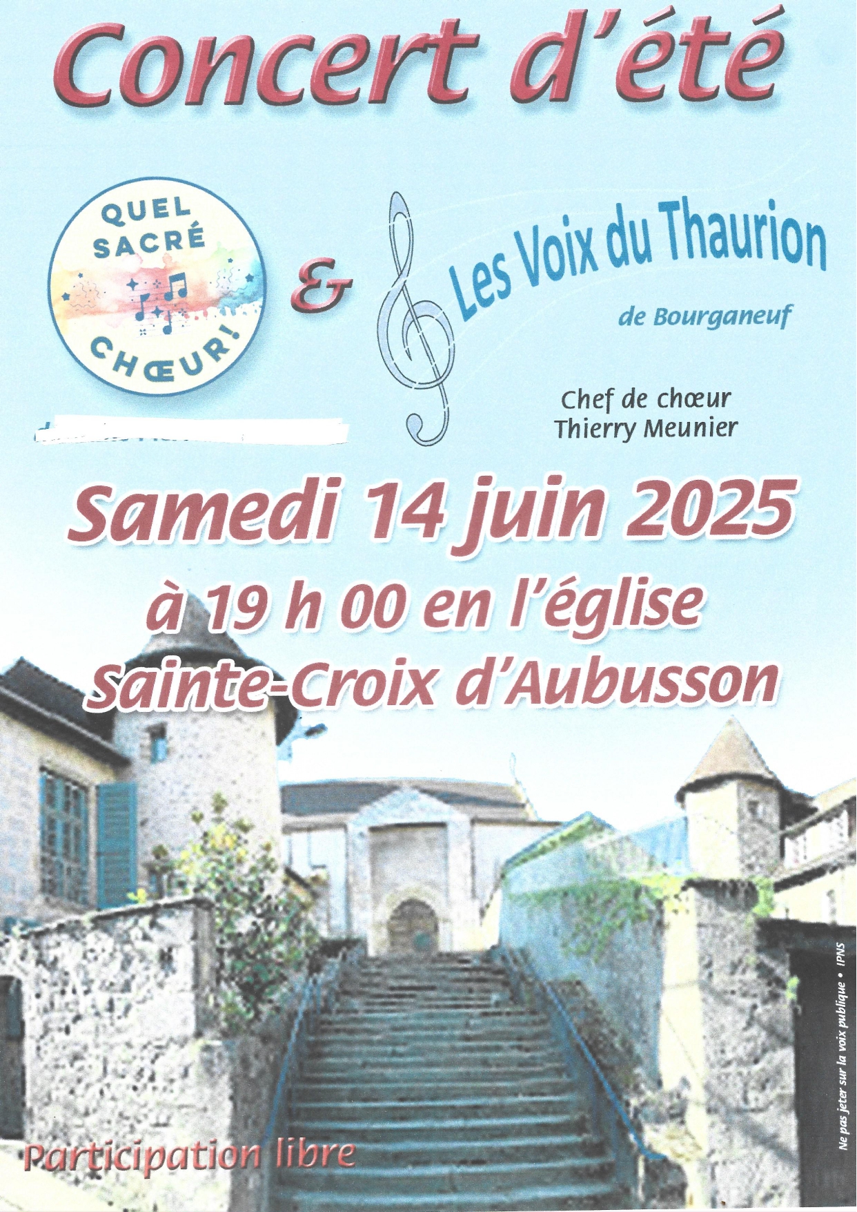 CONCERT AUBUSSON 14 JUIN